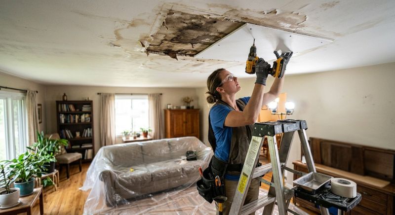 Apartment Ceiling Repair in Kansas City, KS